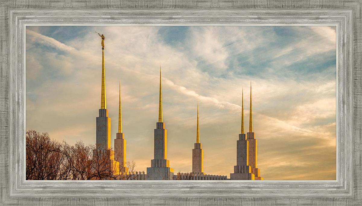 Golden Hour Washington DC Temple