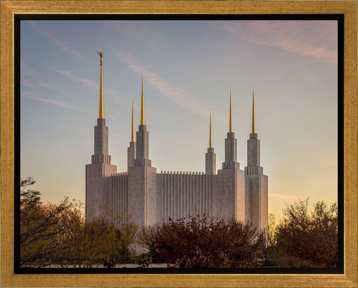 Washington DC Fall Skies Gallery Wrap