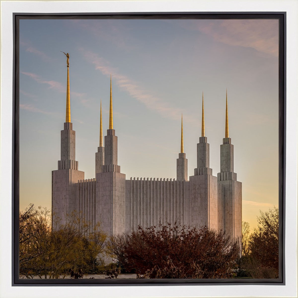 Washington DC Fall Skies Gallery Wrap
