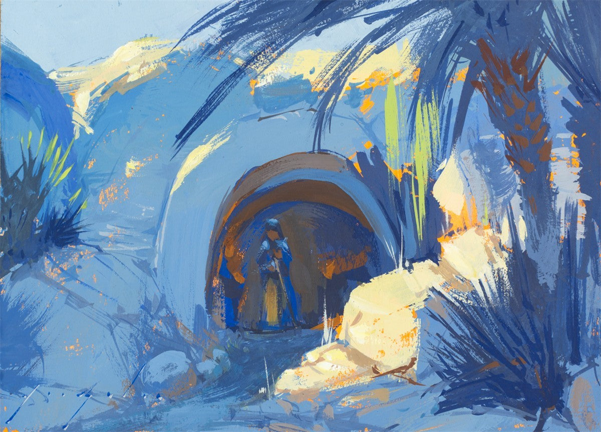 Preparing The Tomb Gallery Wrap