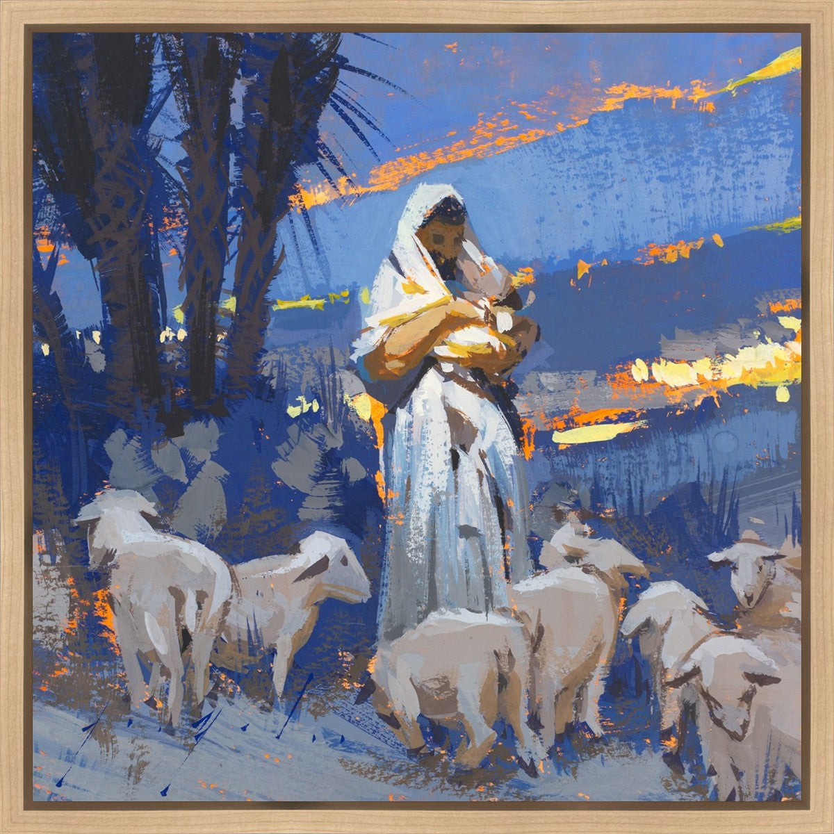 The Caring Shepherd Gallery Wrap