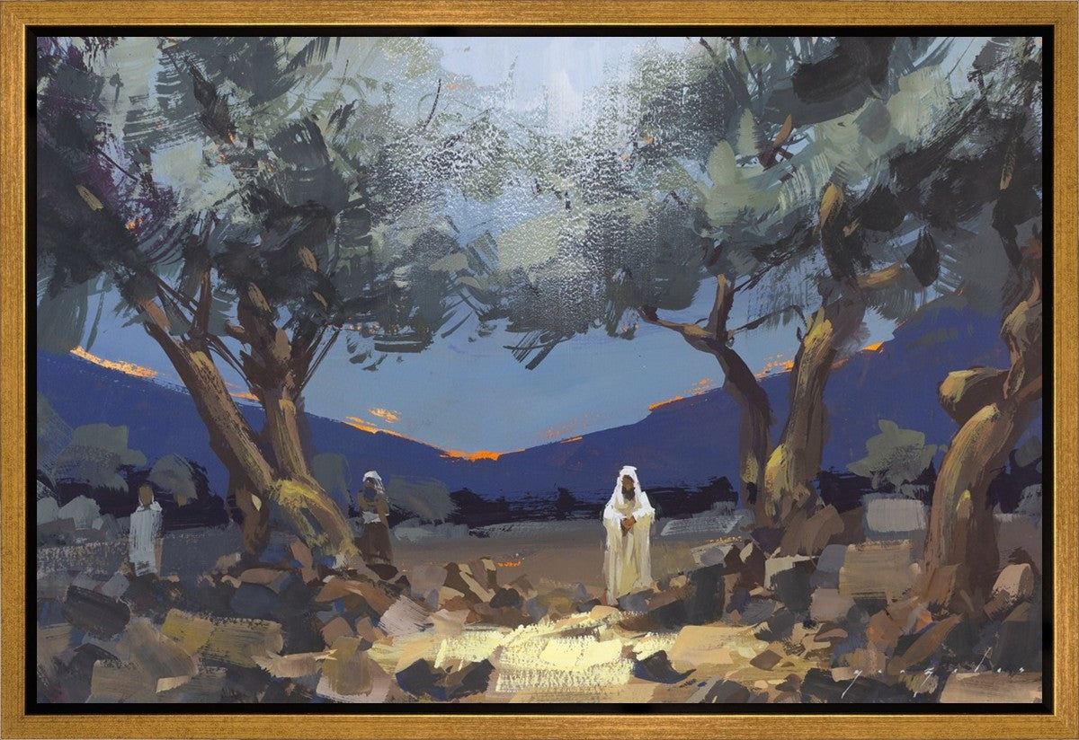 Stepping into Gethsemane Gallery Wrap