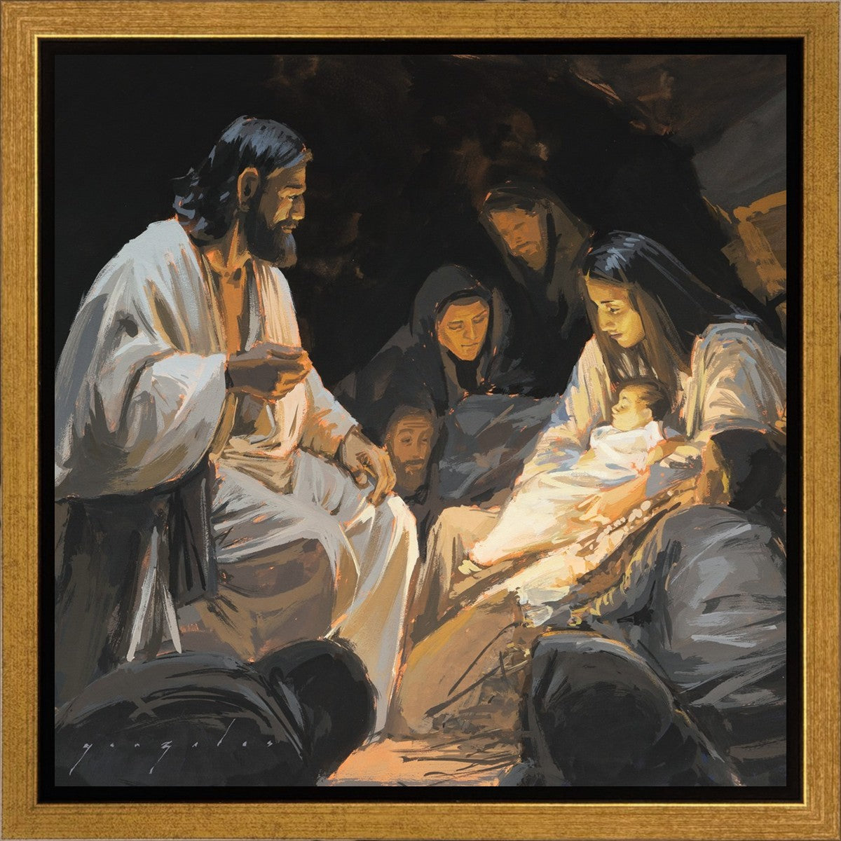 Nativity's Light Gallery Wrap