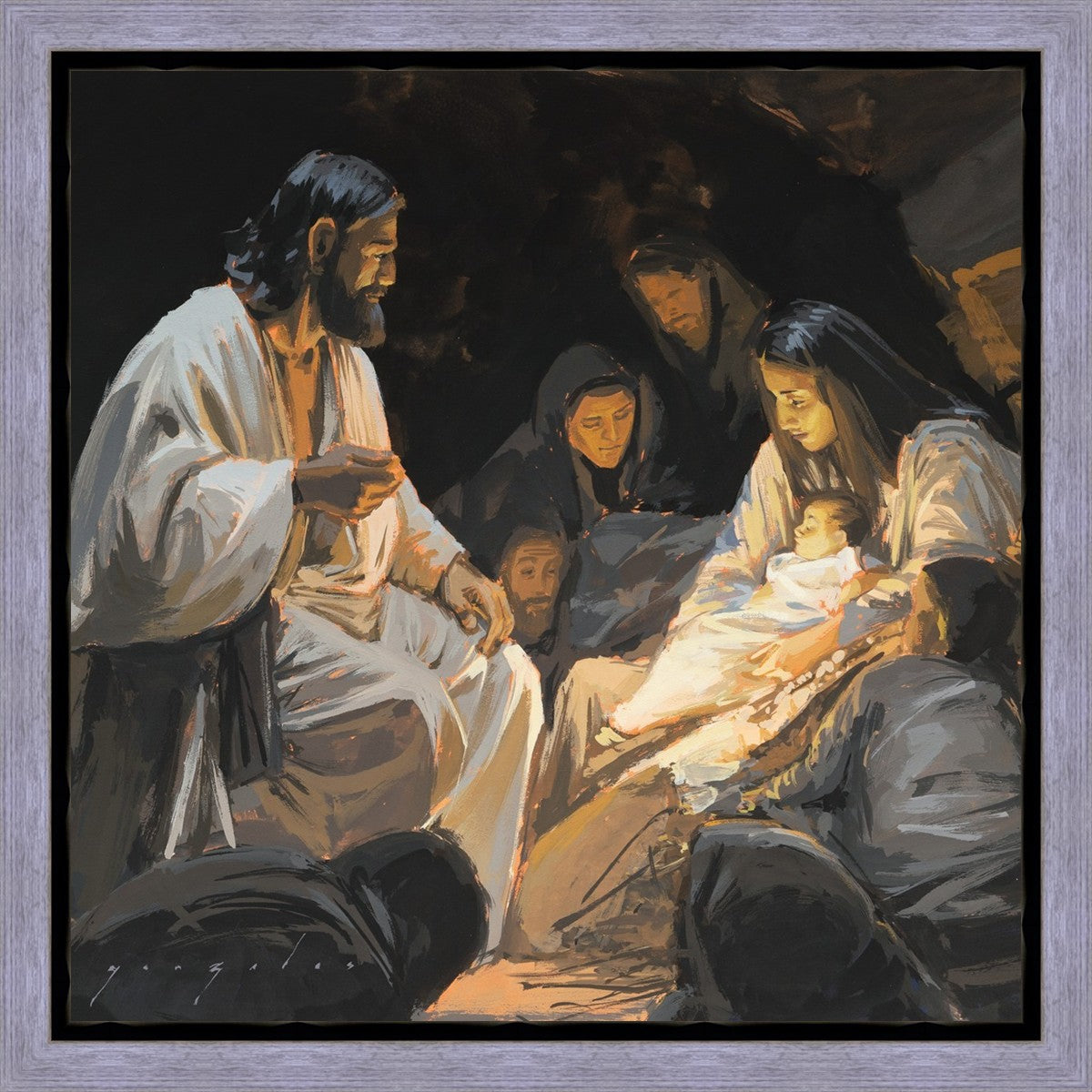 Nativity's Light Gallery Wrap