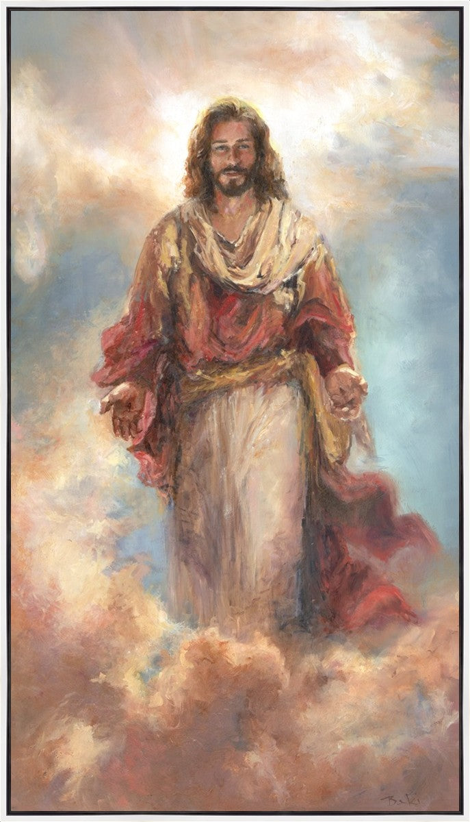 He Comes Large Wall Art Gallery Wrap
