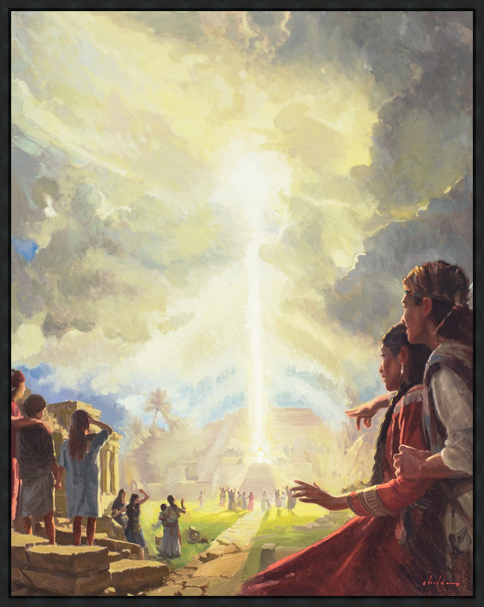 I Am The Light of The World Large Wall Art Gallery Wrap