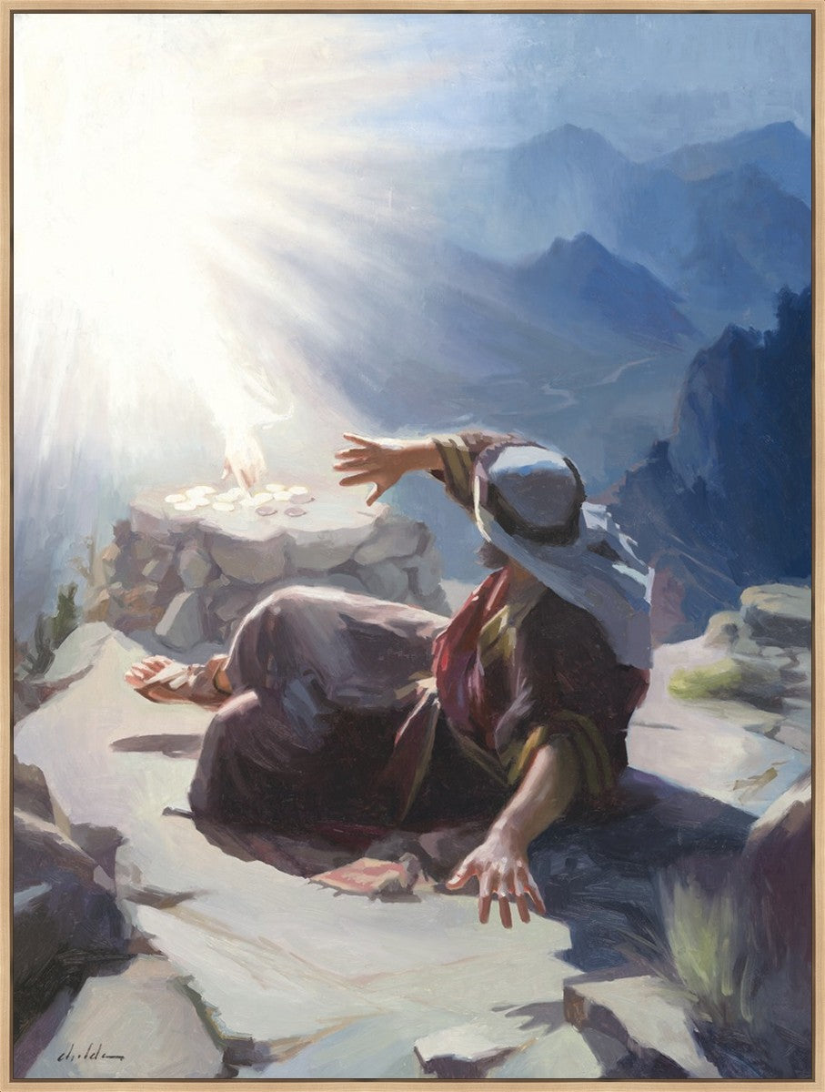Because of Thy Faith Thou Hast Seen Large Wall Art Gallery Wrap