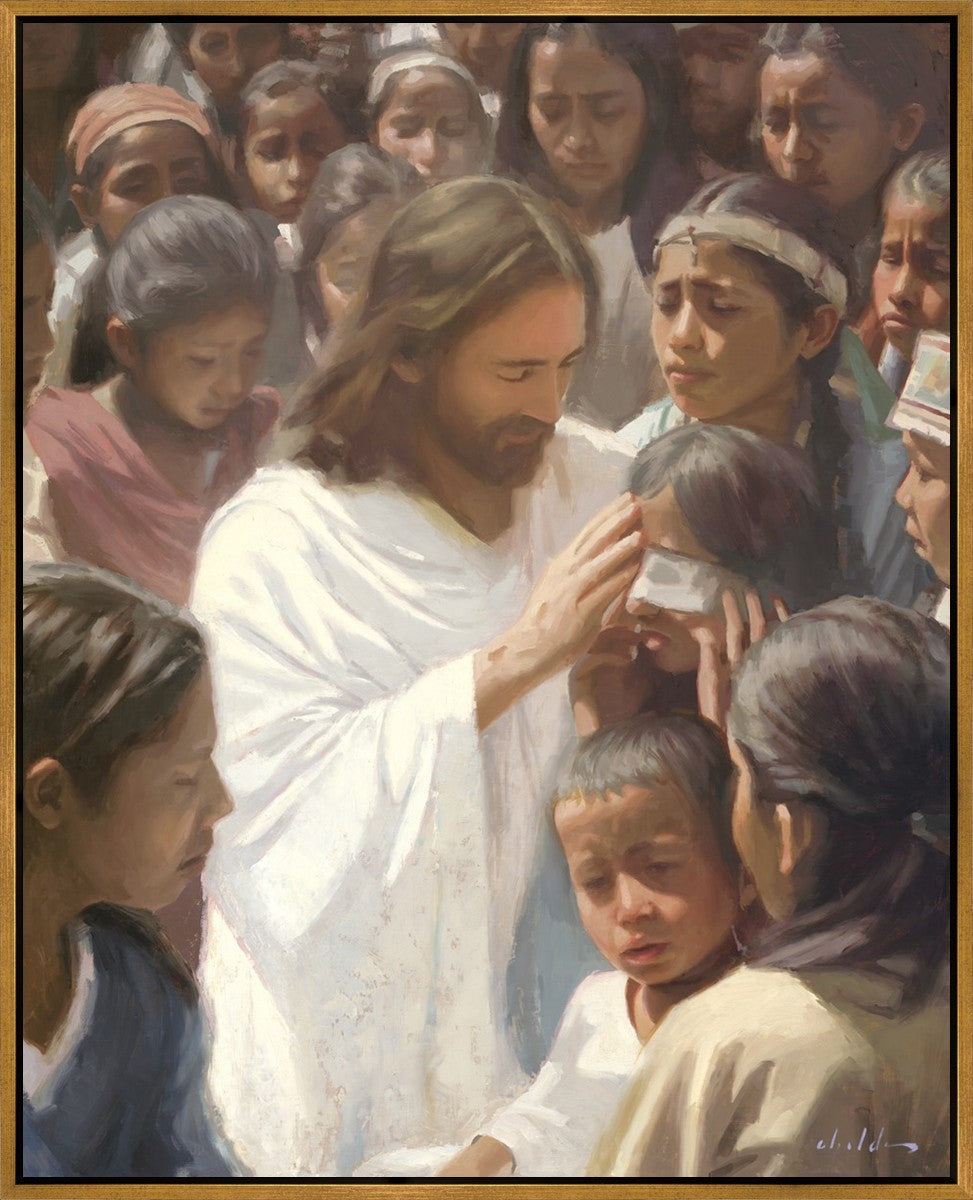 Bring Them Hither and I Will Heal Them Large Wall Art Gallery Wrap