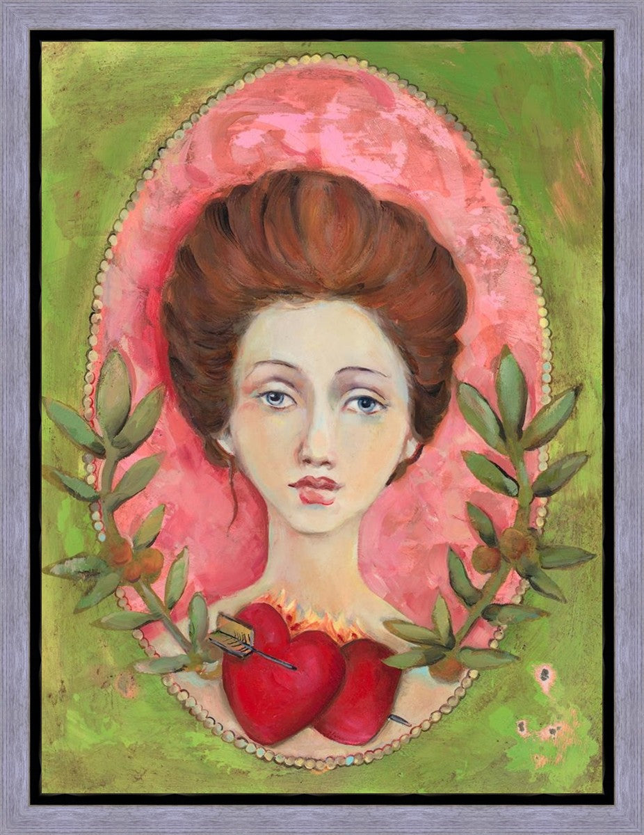 Two Hearts One Arrow Gallery Wrap