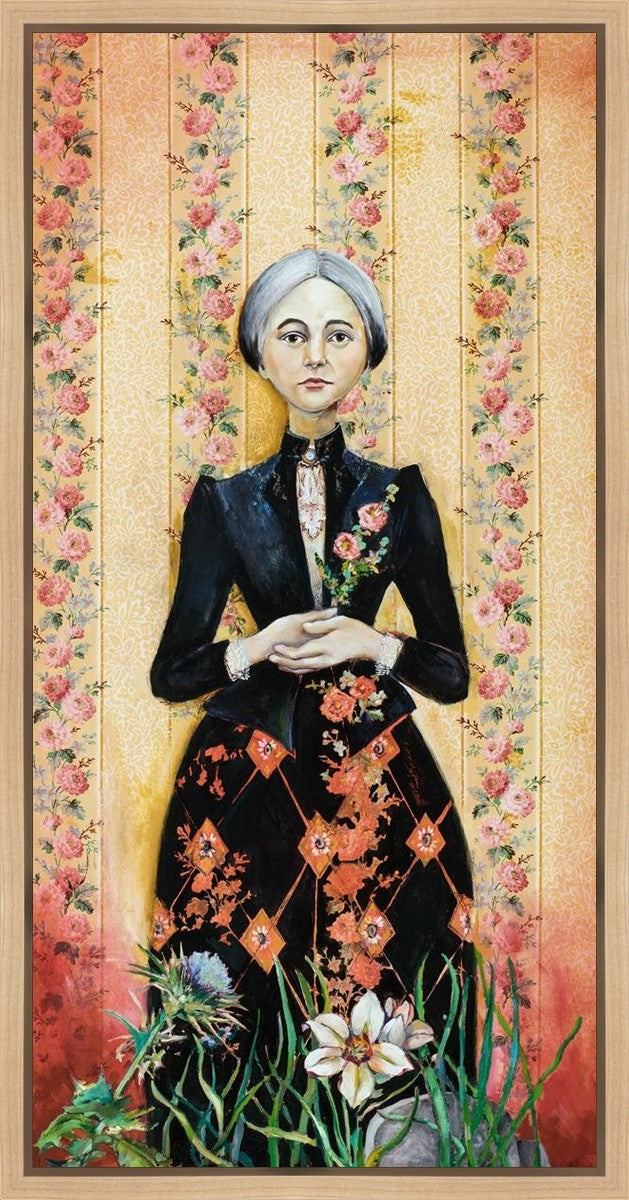 Thistles And Lilies Abigail Starbuck Coffin Gallery Wrap