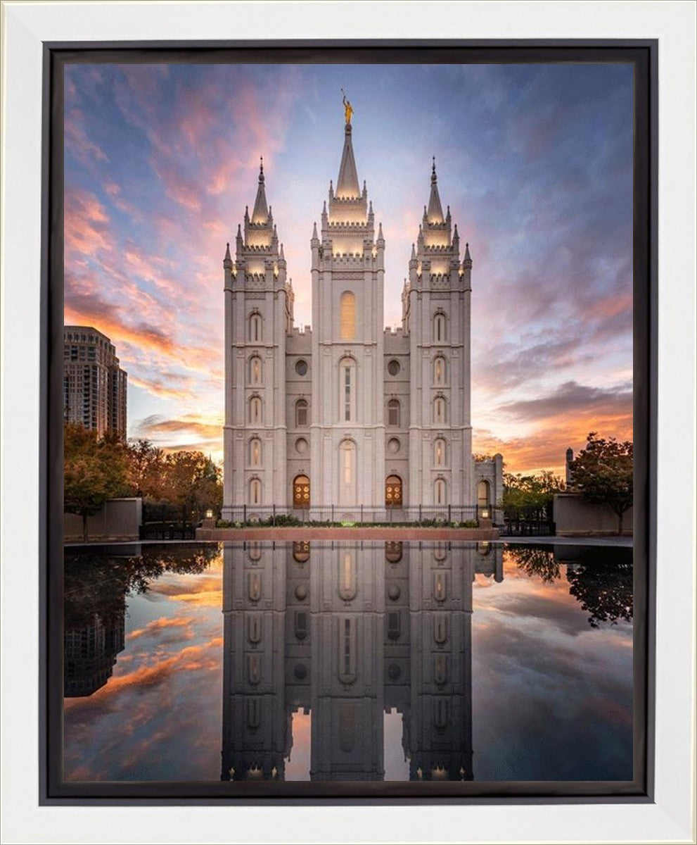 Salt Lake Reflection Of Eternity