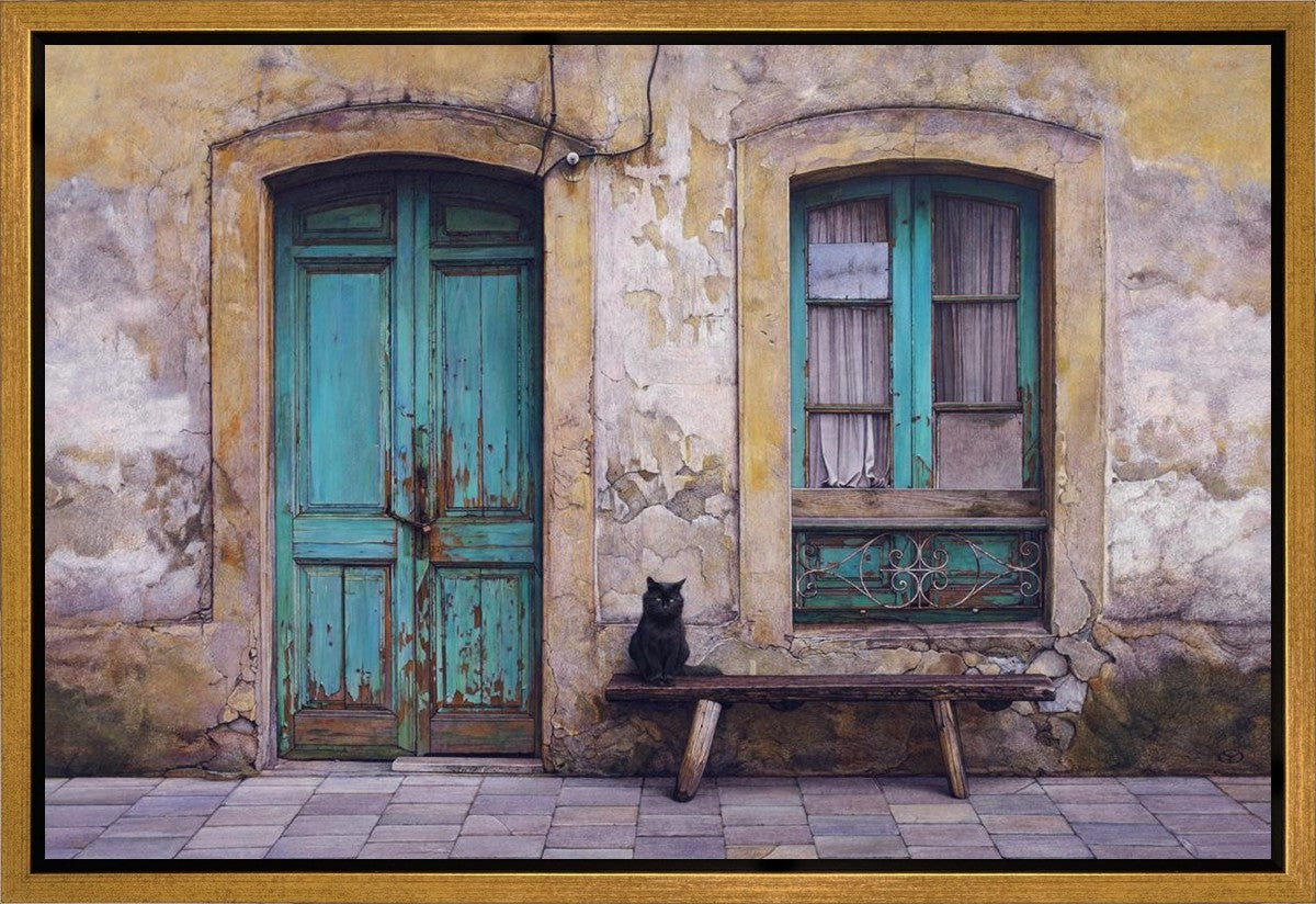Black Cat Gallery Wrap