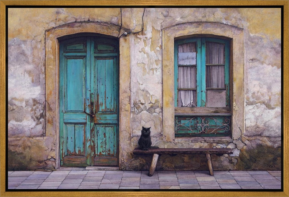 Black Cat Gallery Wrap