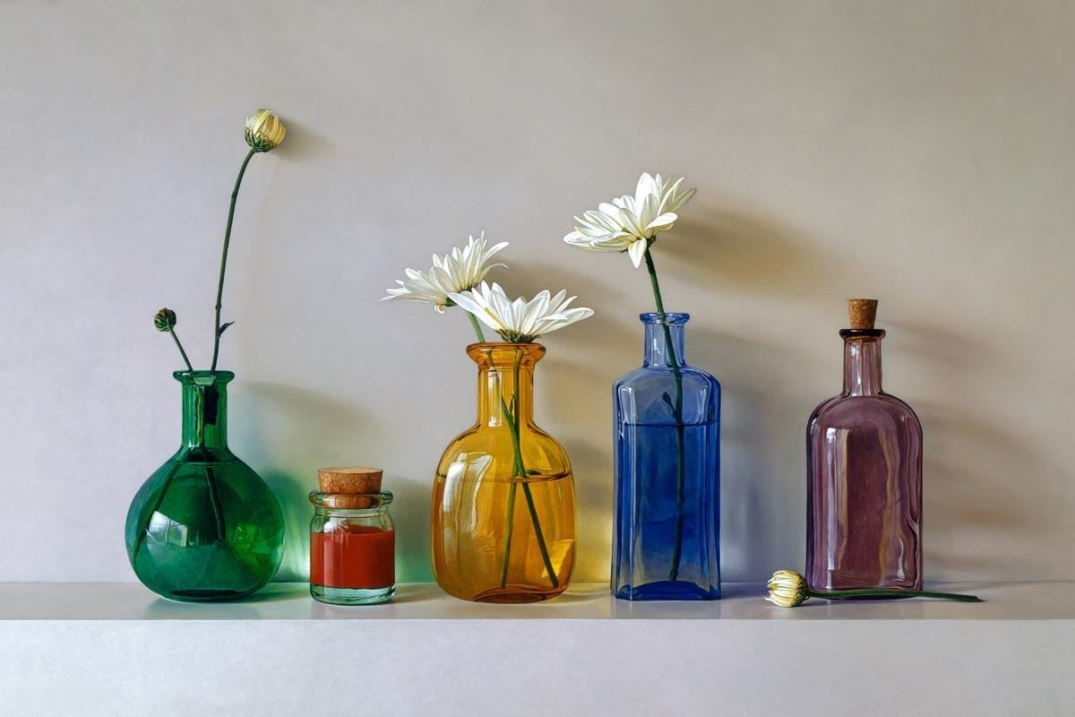 Italian Bottles Gallery Wrap