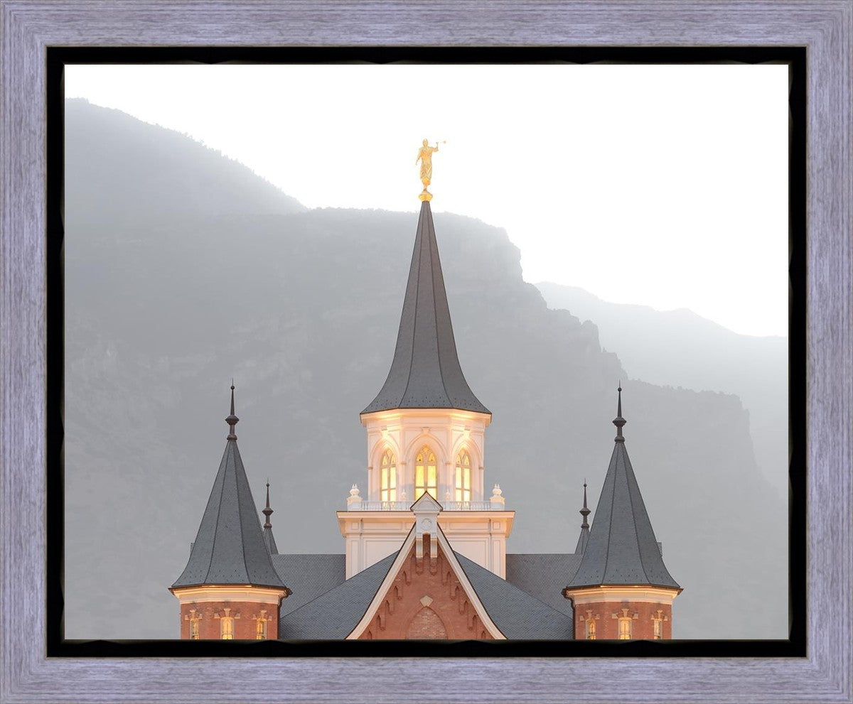 Provo City Center Morning Fog Gallery Wrap