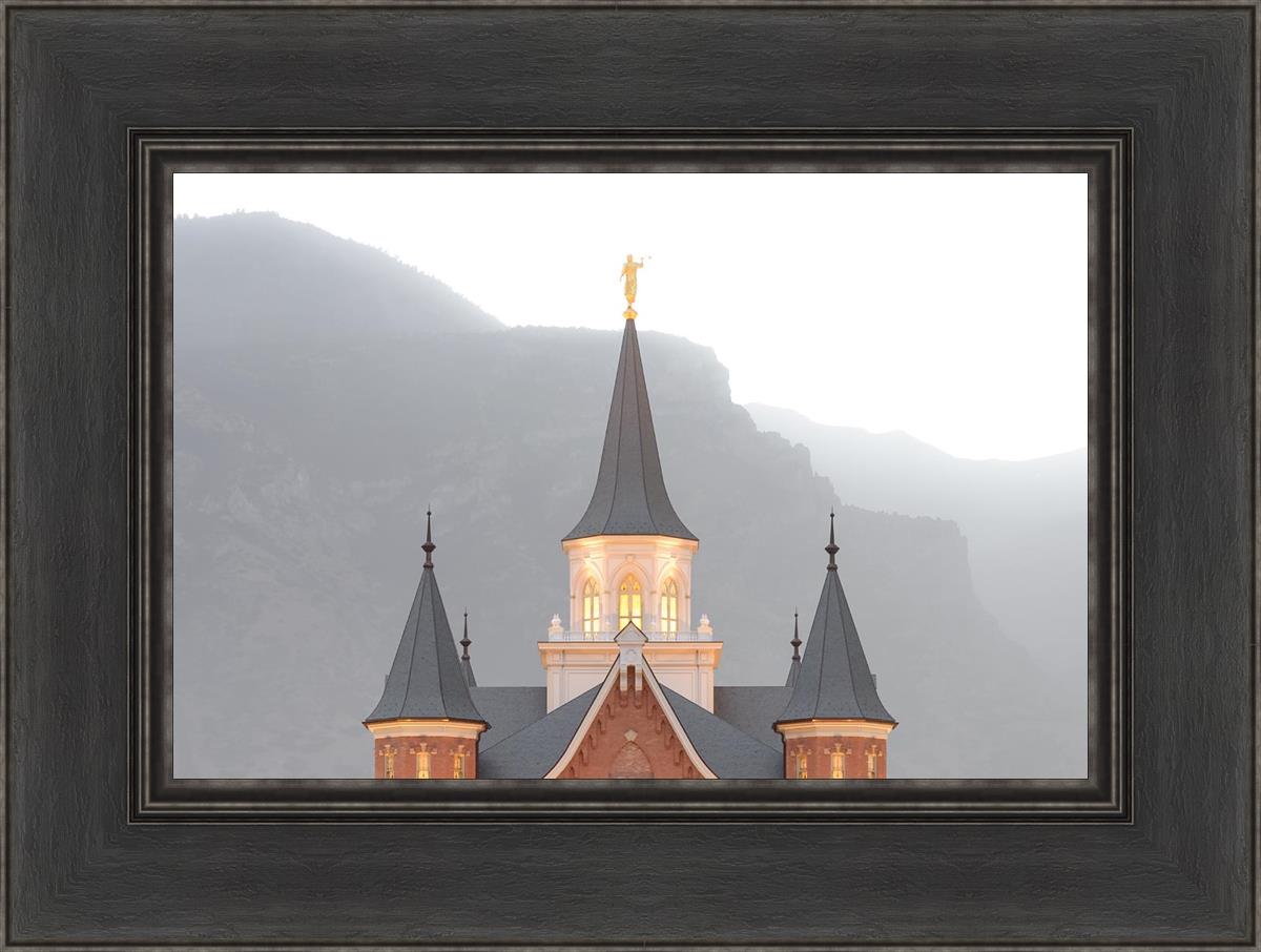 Provo City Center Morning Fog