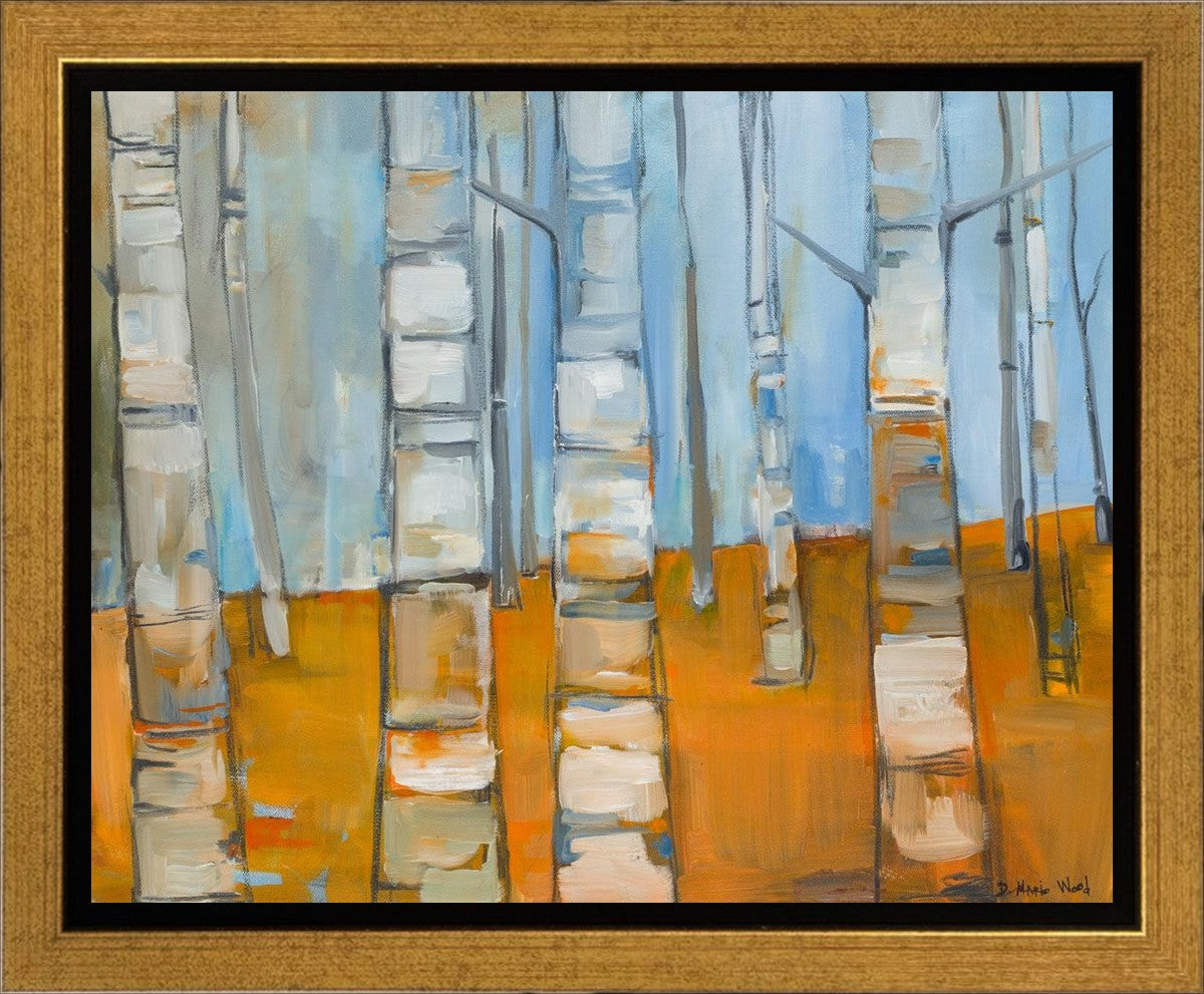 Winter Aspens Gallery Wrap