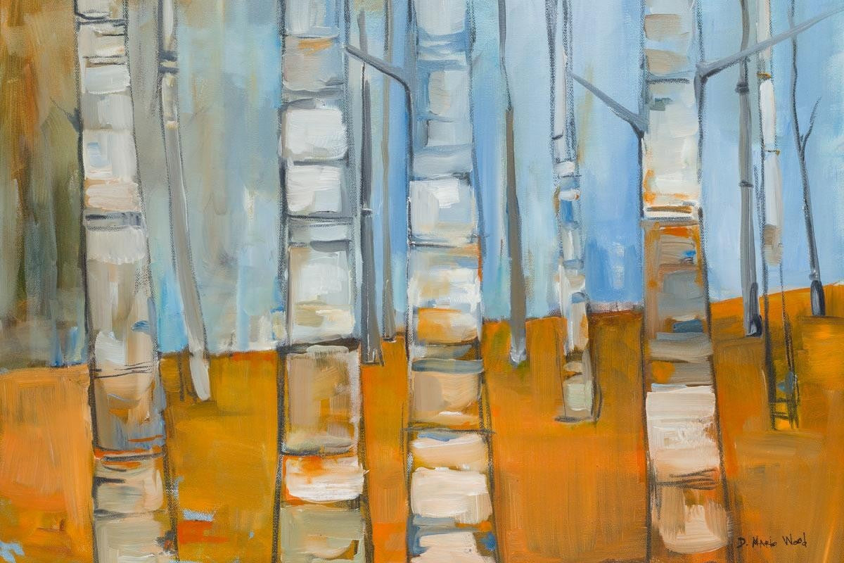 Winter Aspens Gallery Wrap