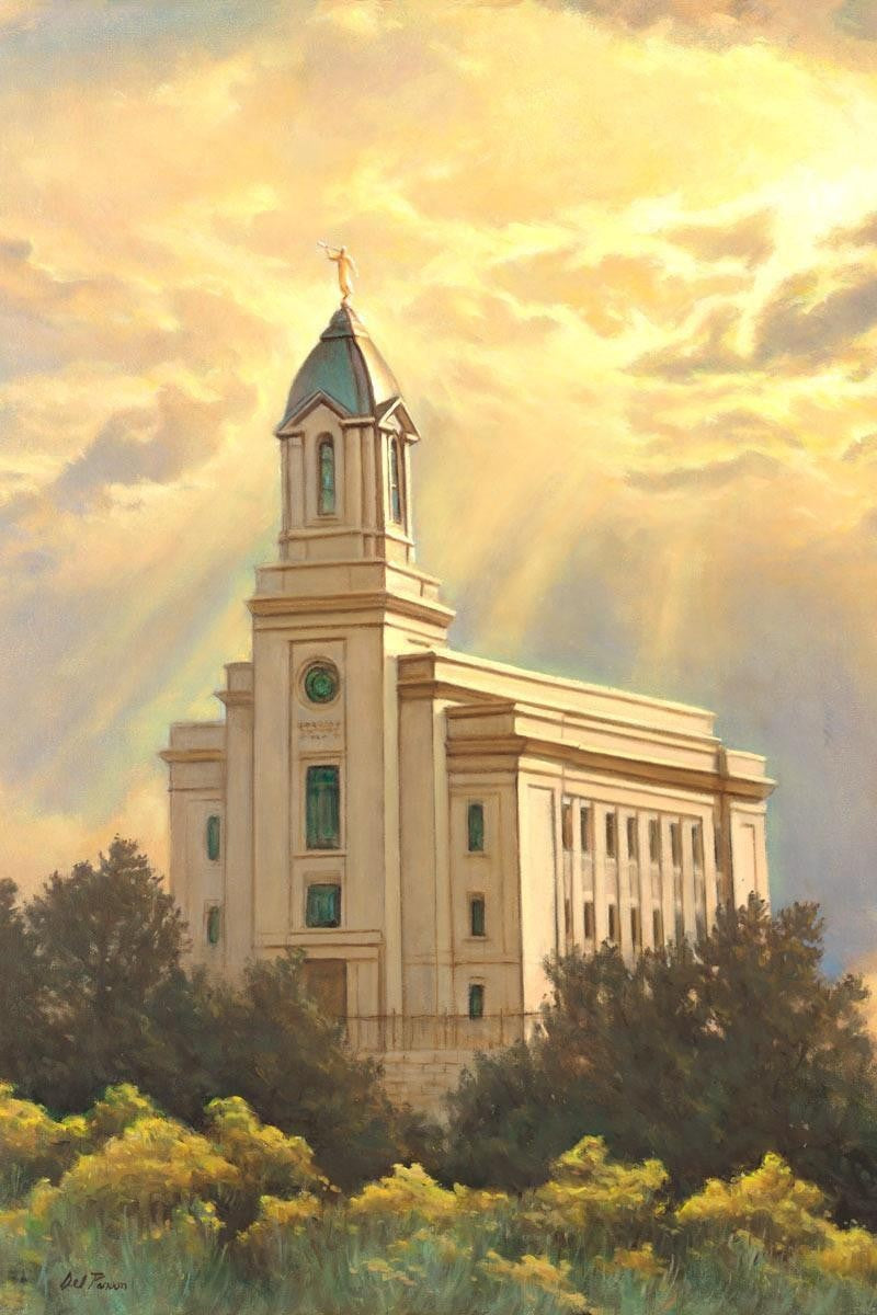 Cedar City Temple Gallery Wrap