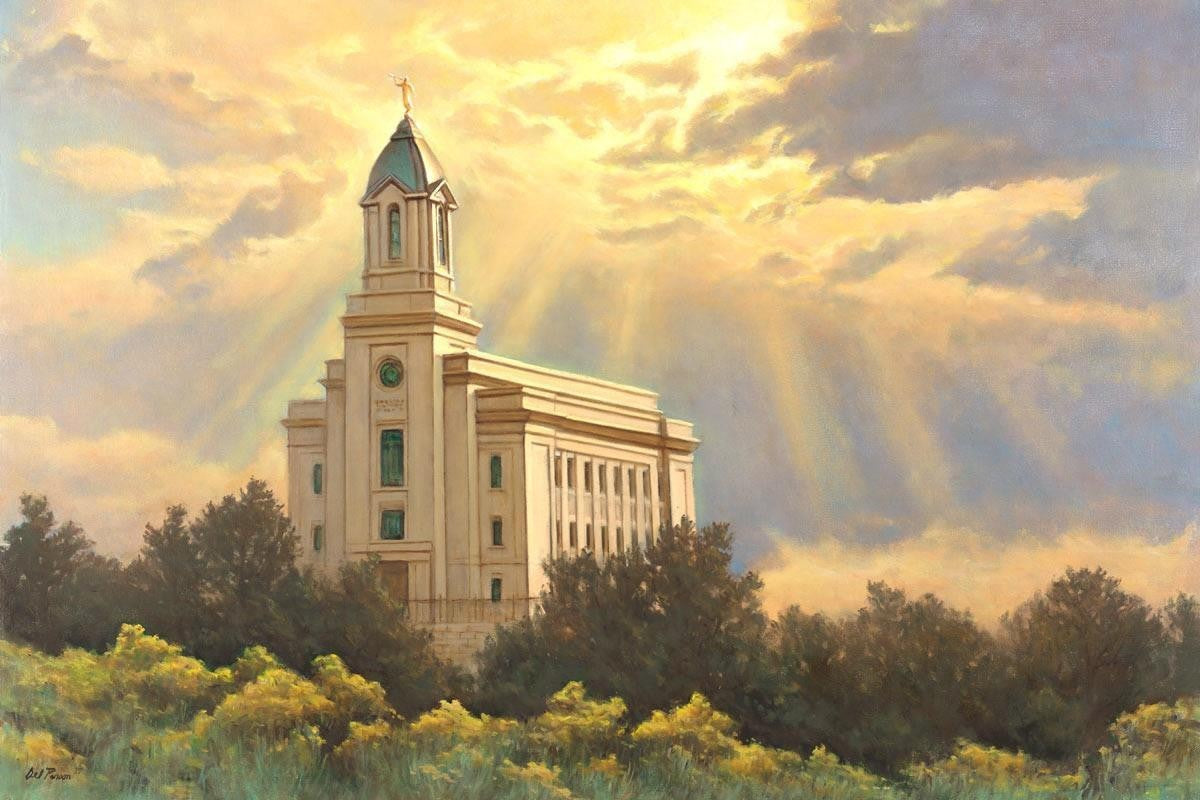 Cedar City Temple Gallery Wrap