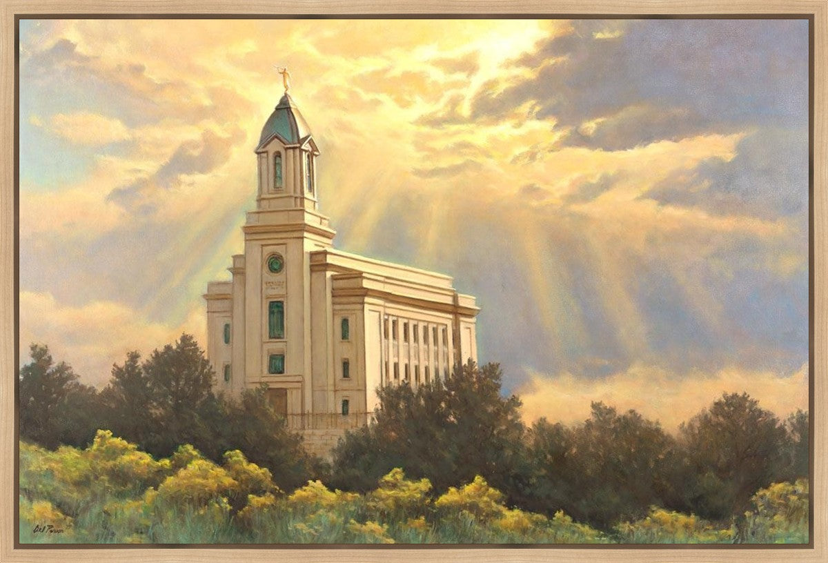 Cedar City Temple Gallery Wrap