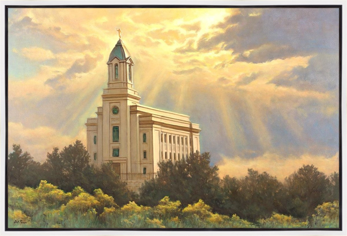 Cedar City Temple Gallery Wrap