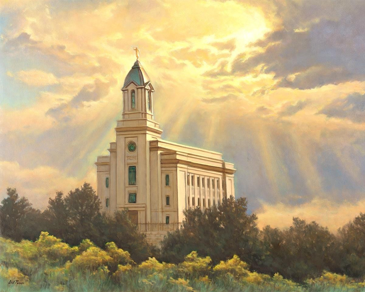 Cedar City Temple Gallery Wrap