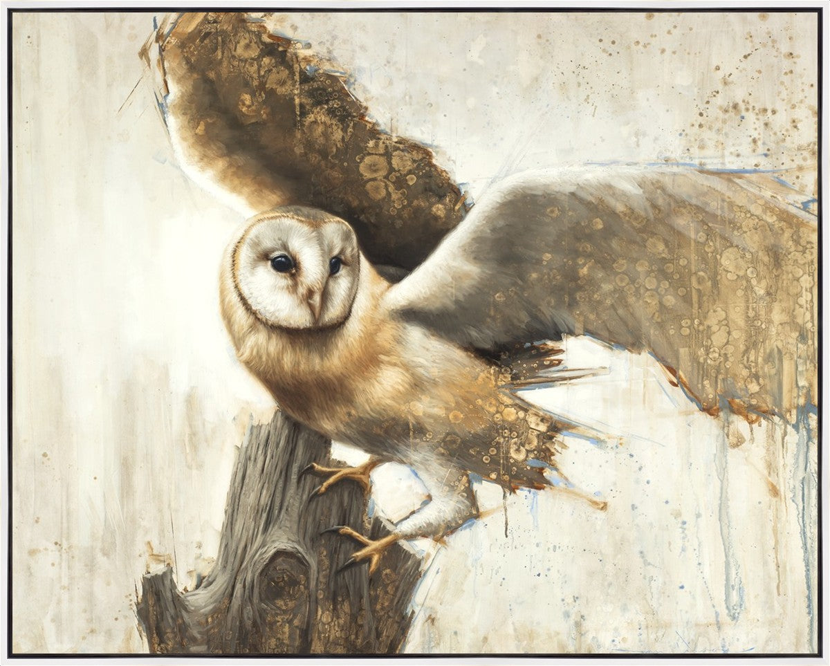 Graceful Landing Large Wall Art Gallery Wrap