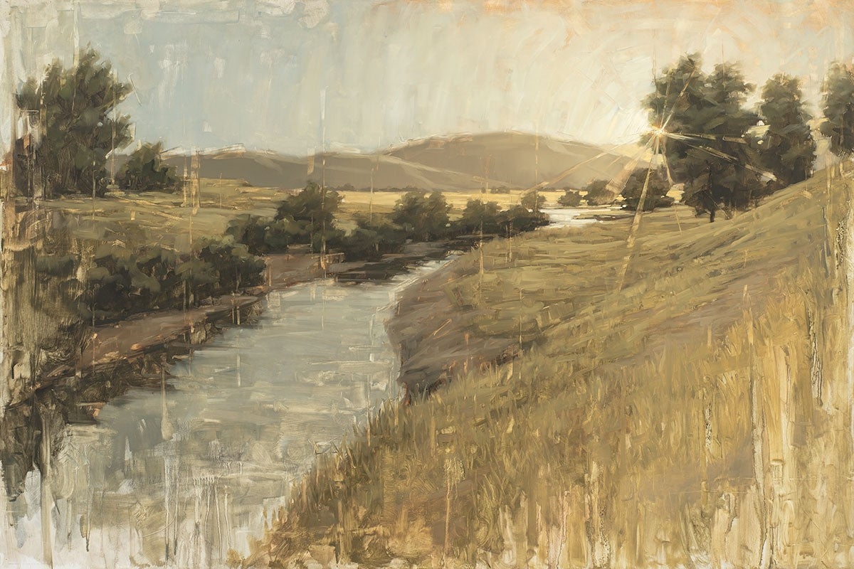 Peaceful Dusk Large Wall Art Gallery Wrap