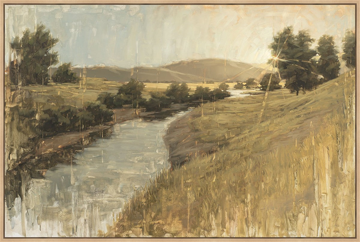 Peaceful Dusk Large Wall Art Gallery Wrap