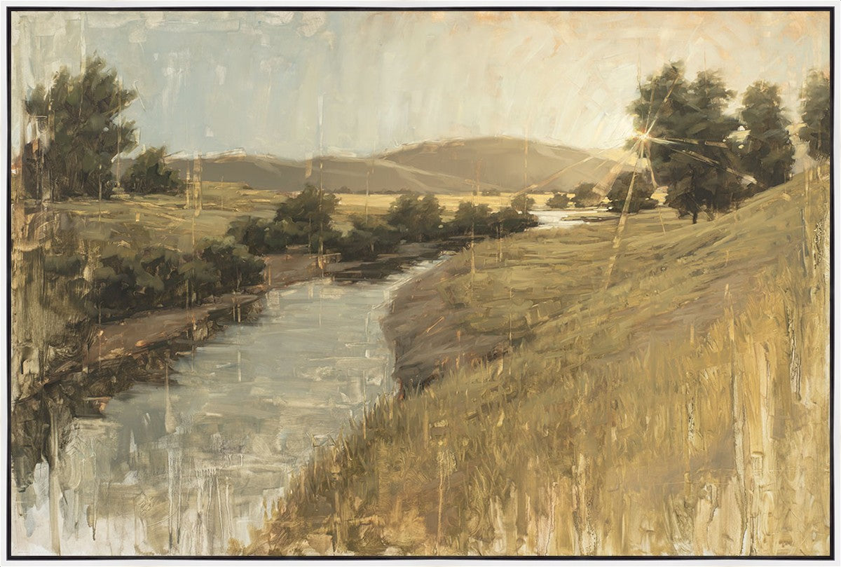 Peaceful Dusk Large Wall Art Gallery Wrap