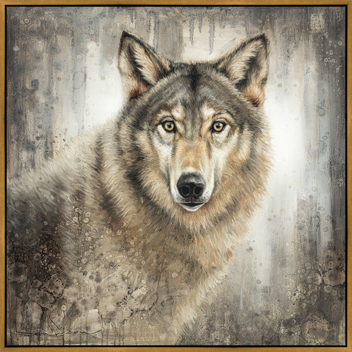 Untamed Eyes Large Wall Art Gallery Wrap