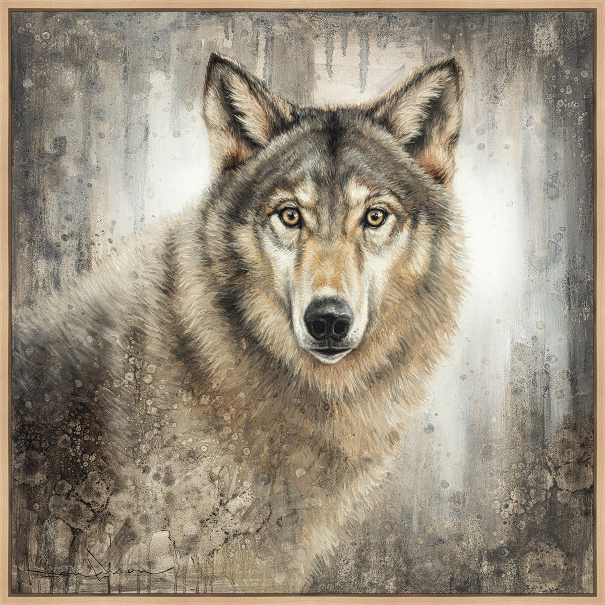 Untamed Eyes Large Wall Art Gallery Wrap