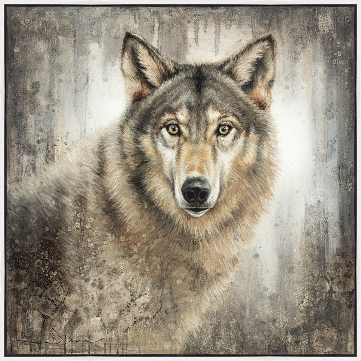 Untamed Eyes Large Wall Art Gallery Wrap