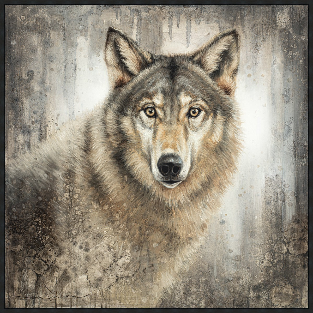 Untamed Eyes Large Wall Art Gallery Wrap