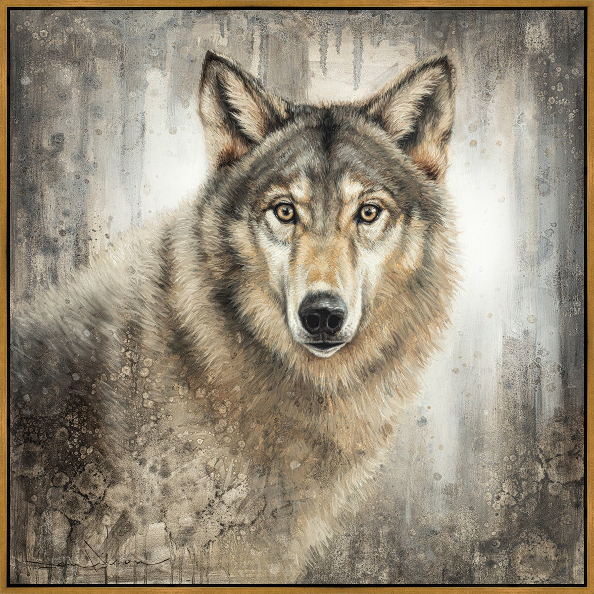 Untamed Eyes Large Wall Art Gallery Wrap