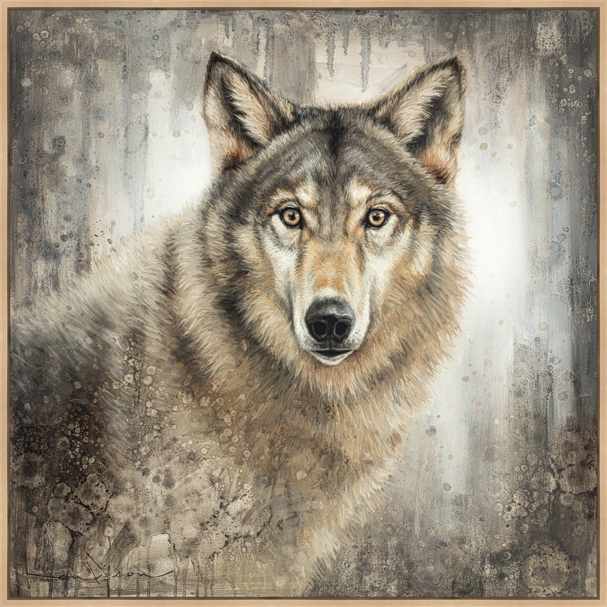 Untamed Eyes Large Wall Art Gallery Wrap
