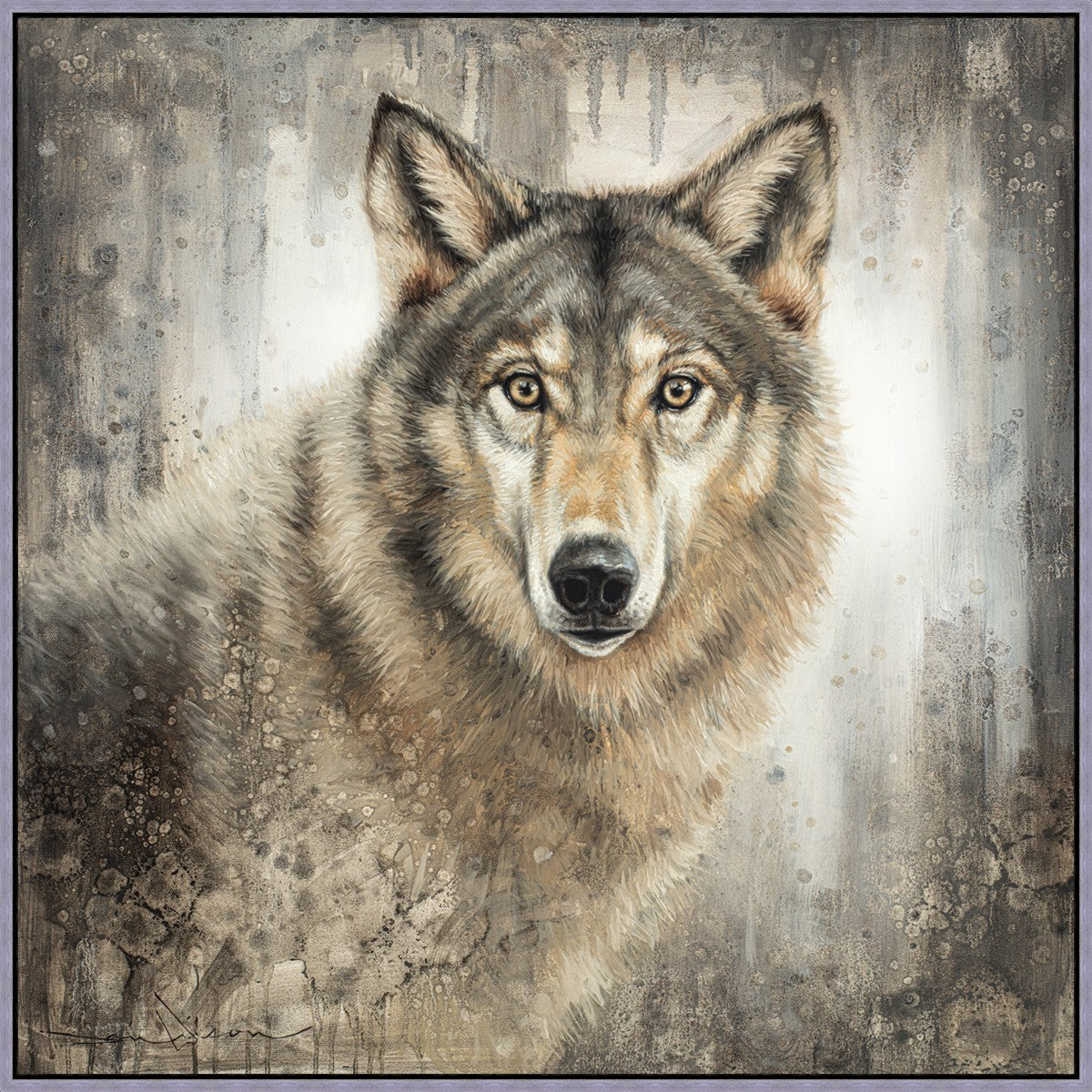 Untamed Eyes Large Wall Art Gallery Wrap