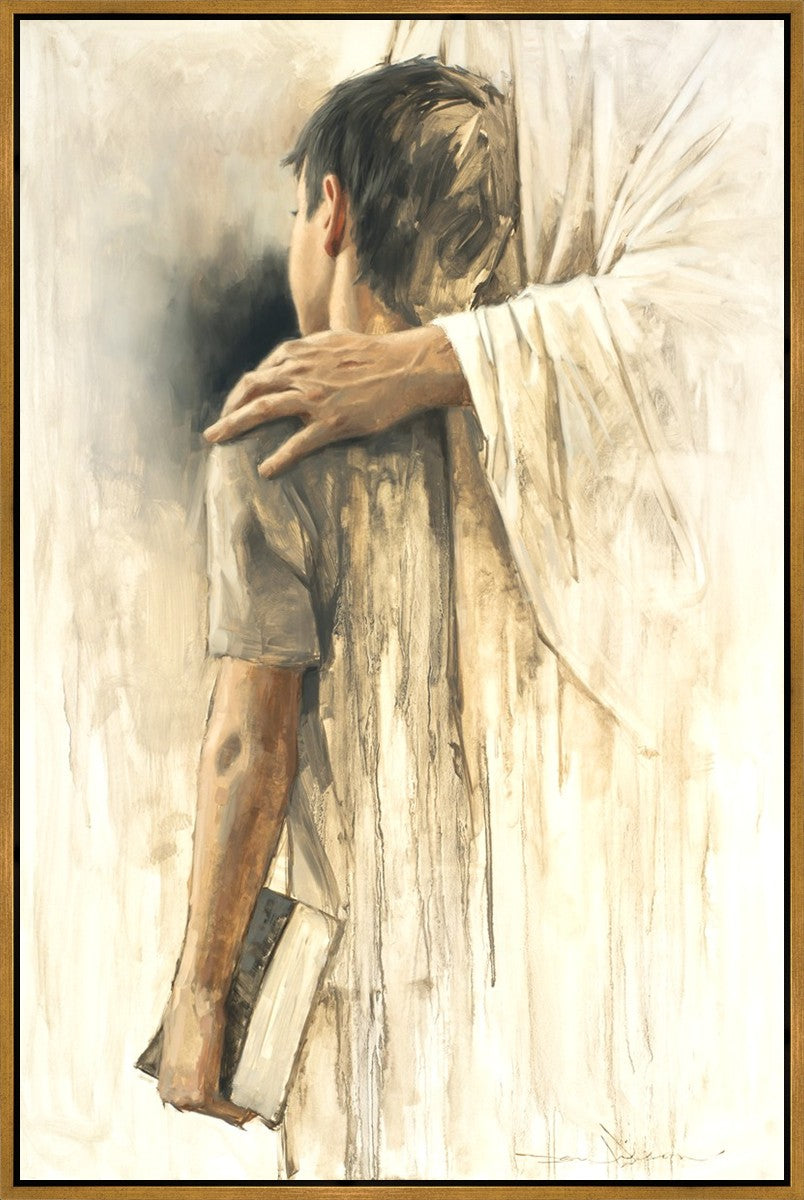 Leaning on His Love Large Wall Art Gallery Wrap