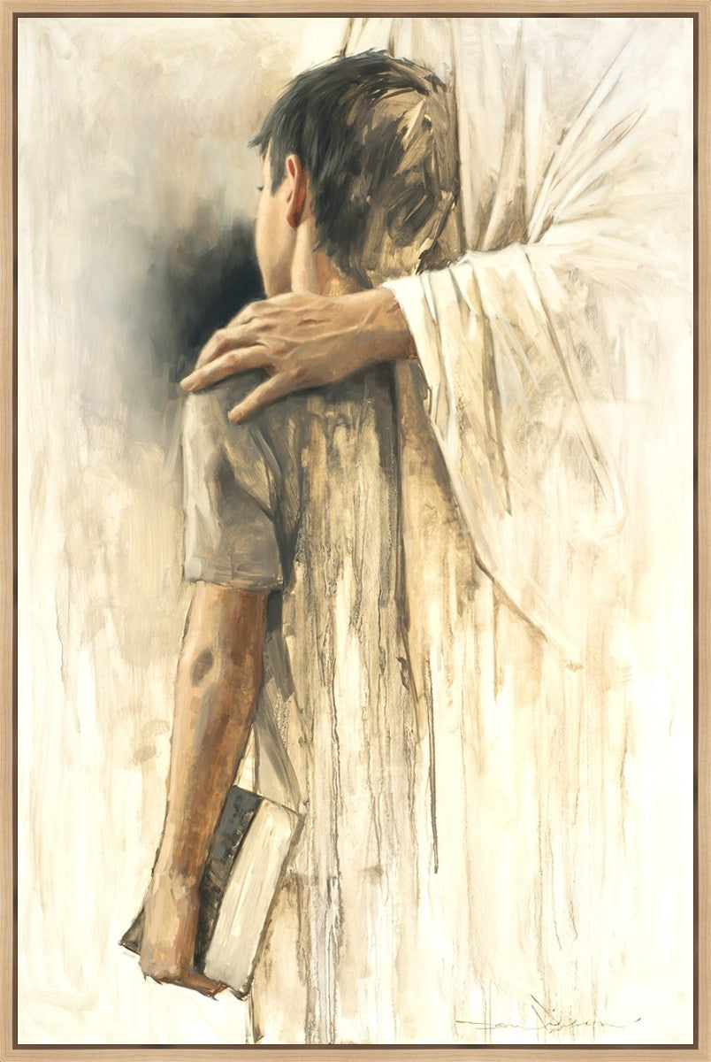 Leaning on His Love Large Wall Art Gallery Wrap