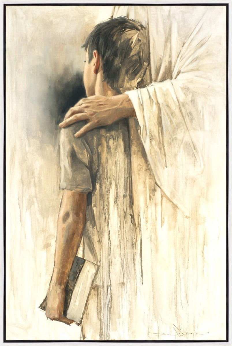 Leaning on His Love Large Wall Art Gallery Wrap