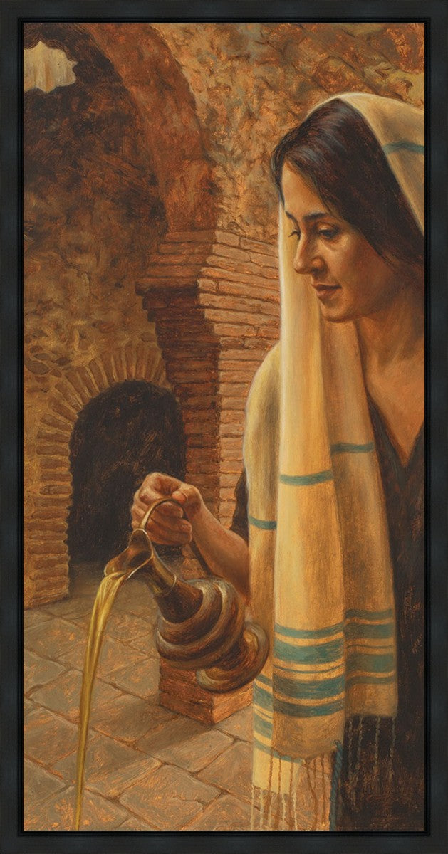 With Oil I Anoint Thee Gallery Wrap