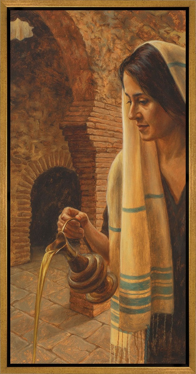 With Oil I Anoint Thee Gallery Wrap