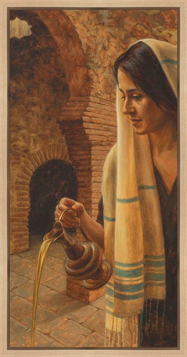 With Oil I Anoint Thee Gallery Wrap