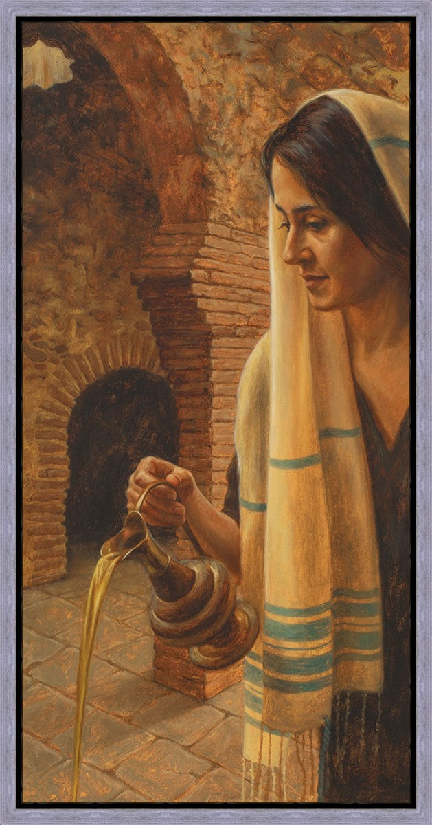With Oil I Anoint Thee Gallery Wrap