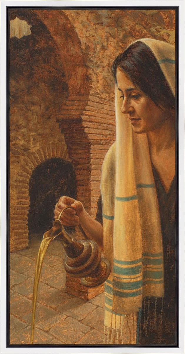 With Oil I Anoint Thee Gallery Wrap