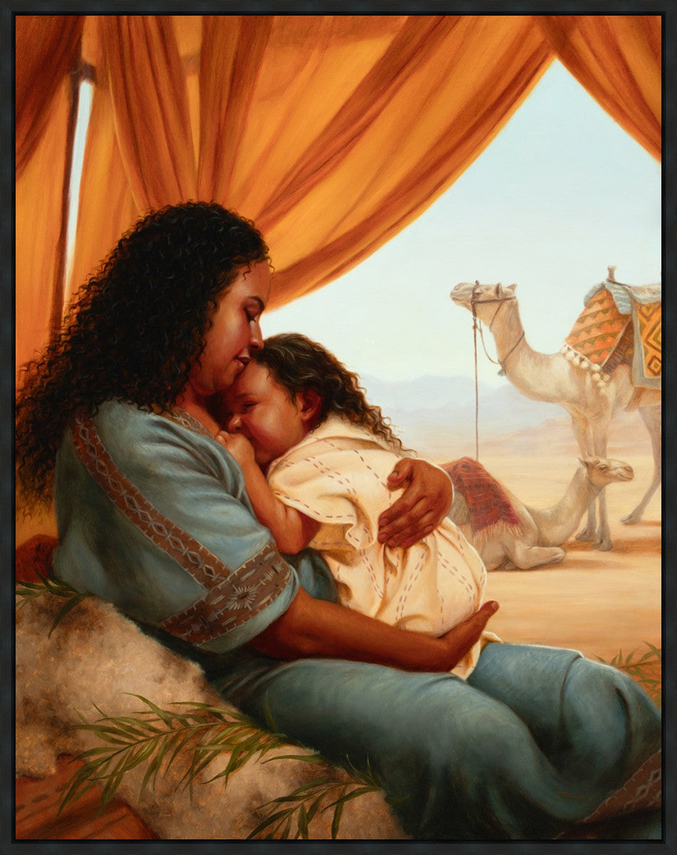 The Nurture of a Mother in the Wilderness Large Wall Art Gallery Wrap