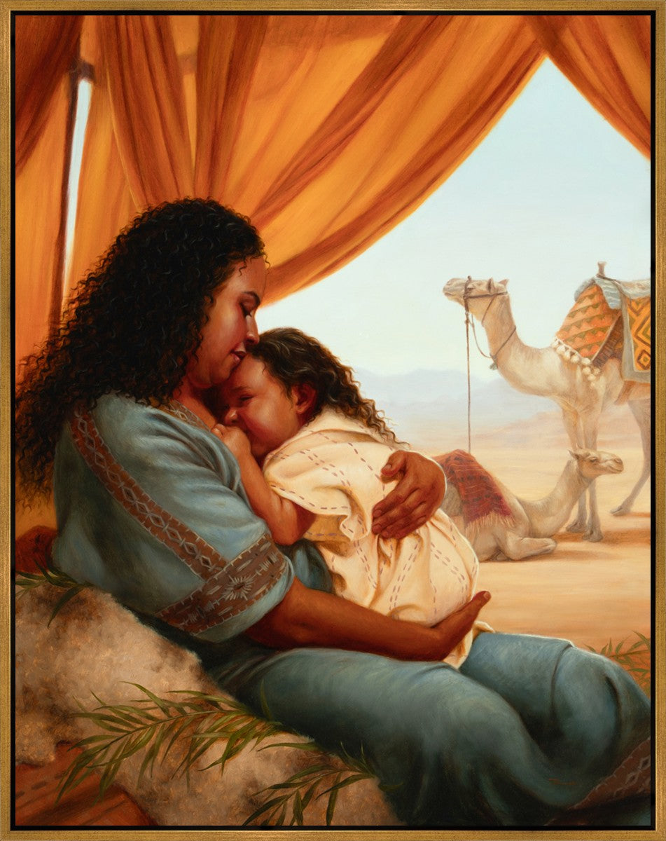 The Nurture of a Mother in the Wilderness Large Wall Art Gallery Wrap