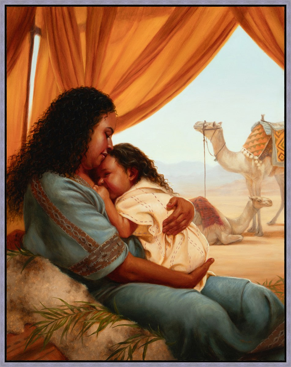 The Nurture of a Mother in the Wilderness Large Wall Art Gallery Wrap