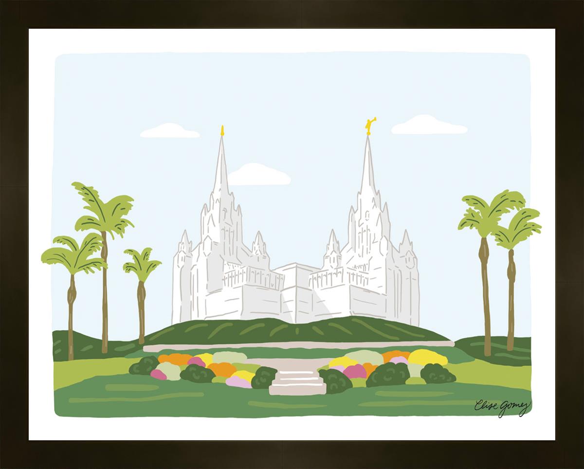 San Diego Temple Faux Mat